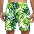 thumbnail image 4 of Kakii Men's Swim Trunks Hawaiian Bathing Mesh Lining Suit Swimsuits Beach Shorts with Pockets, 4 of 6