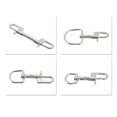 thumbnail image 4 of koolsoo 3x Stainless Steel Swivel Hook Scuba Diving Clips Marine, 4 of 5