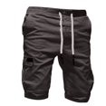 thumbnail image 2 of zanvin Men's Shorts Sport Pure Color Bandage Casual Loose Sweatpants Drawstring Shorts Pants, 2 of 4