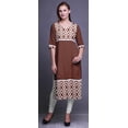 thumbnail image 2 of Bimba Kurtis Droits à Panneaux pour Femmes Robe Kurti Longue Haut Indien Imprimé, 2 of 5
