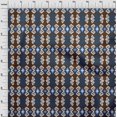 thumbnail image 3 of oneOone Cotton Flex Fabric Diamond & Swirl Ikat Decor Fabric Printed BTY 40 Inch Wide, 3 of 4