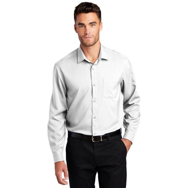Port Authority Men's Long Sleeve Performance Staff Shirt W401