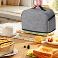 thumbnail image 4 of SSZMDLB Toaster Cover, Toaster Cover, Appliance Dust Cover with Pockets, Protective Cover for 2 Slice Toaster, Keep Clean from Kitchen Splashes, Easy to Wipe Fabric, Countertop Organizer, 4 of 8