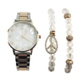 thumbnail image 1 of Ladies Two Tone Silver and Rose Gold Watch and Bracelet Set, 1 of 7