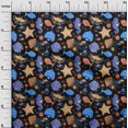 thumbnail image 3 of oneOone Polyester Spandex Black Fabric Beach Sewing Craft Projects Fabric Prints By Yard 56 Inch Wide, 3 of 4