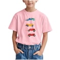 thumbnail image 1 of WRKEKC T-Shirts d'Été pour Garçons, T-Shirts Décontractés pour Garçons, T-Shirts Polyvalents Décontractés à Manches Courtes pour Enfants avec Motif Imprimé et Col Rond, 1 of 6