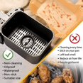 thumbnail image 2 of Air Fryer Disposable Paper Liner Rectangle for Ninja Dual Air Fryer, Air Fryer Parchment Paper Liners Rectangular Non-Stick, Air Fryer Liners for Ninja DZ201 DZ401, 2 of 6