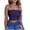 Solid Color, variant on Aqestyerly Women's Strapless Tube Top,Solid Color Summer Casual Fashion Blouse for Beach or Daily Wear