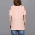 thumbnail image 4 of XMMSWDLA T-Shirt Graphique à Manches Courtes à Col en V pour Femme Rose Chandails de Gym Femme, 4 of 7