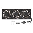 thumbnail image 2 of 360mm 5V ARGB Computer Case Fan, 360mm Single Frame Fan Unit with 3 X 120mm RGB Fans, PC Cooling Fan Wind Speed Up to 2200RPM for 360 Water Cooling Cooling and Chassis Ducting, 2 of 7