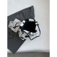 thumbnail image 3 of Women's Winter Plush Simple Large Pocket Shoulder Bag, Leopard Print Fashionable Handbag, 3 of 5
