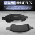thumbnail image 4 of [Front] Brake X GEOMET Coated Replacement Disc Rotors and Premium Ceramic Brake Pads Kit | 6 Piece Set | For 2013-2016 Scion FR-S 2.0, 4 of 6