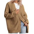thumbnail image 1 of Styesk Cardigan pour Femmes Cardigan Tricoté à Boutons à Manches Longues, Coupe Ample et Tendance pour Femmes, 1 of 5