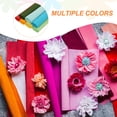 thumbnail image 3 of Uxcell Crepe Paper, 7.9ft Long 20 Inch Wide Orange Red Crepe Paper Roll, 3 of 7