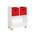 thumbnail image 1 of Kids Catch-All Multi-Cubby 24" Toy Organizer and 2 Bins, 1 of 6