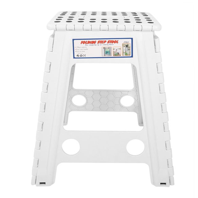 Domqga Stool, Anti-slip Stool,Portable Living Plastic Dots Folding Step Stool Anti-slip Foldable Adults Chair