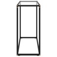 thumbnail image 2 of vidaXL Table Console Transparent 80x35x75 cm Verre Trempé, 2 of 5