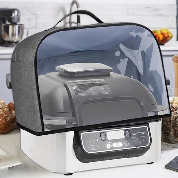 PENGXIANG Dust Cover Compatible Ninja Foodi Grill AG301 AG302 AG400 Air Fryer Cover with Storage Bag Waterproof Clear Dust Cover Durable Home Grill Dust Cover