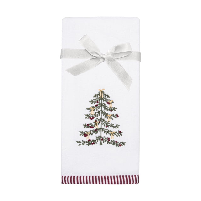 Holiday Time 2-pack Handtowels, tree design