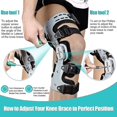 thumbnail image 3 of Neenca Unloader Rom Knee Brace Hinged Stabilizer Adjustable Recovery Support For Acl Mcl Pcl Injury Meniscus Tear Arthritis, 3 of 5