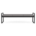 thumbnail image 4 of Gansett Reception Waiting Room 3-Seat Bench / Black Steel / Light Gray, 4 of 7