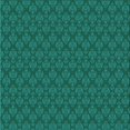thumbnail image 1 of Ahgly Company Tapis d'Intérieur Lavable à la Machine, Carré, Transitionnel, Vert Sarcelle Moyen, Tapis de Zone, 4 Pieds Carré, 1 of 7