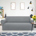 thumbnail image 1 of PiccoCasa Stretch Sofa Slipcover Washable Furniture Covers for Dogs Light Gray X Large, 1 of 7
