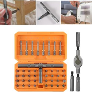 Cqxid Tool Bag Under $30 42 In 1 Screwdriver Set 42 In 1 Screwdriver T Handle Multi Function Repair Tool With Detachable Handle Diy Multi Purpose Screwdriver Repair Tool