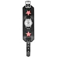 thumbnail image 1 of Montre Étoile Rose avec Bracelet en Cuir, 1 of 1