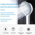 thumbnail image 2 of Shower Head Plastic Detachable Multi-modes Adjustable Anti-rust Removable 5 Electroplate Replacing High Pressure Sprayer Sprinkler Type12, 2 of 9