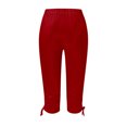 thumbnail image 4 of Birdeem Pantalons d'Été Décontractés pour Femmes avec Cordon de Serrage, 4 of 9