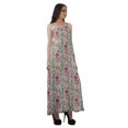 thumbnail image 3 of Moomaya All Over Printed A Line Sleeveless Womens Summer Party Dresses, 3 of 4