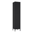 thumbnail image 2 of Pemberly Row 15 Single Locker Storage Cabinet with 5 Adjustable Shelves in Black, 2 of 12
