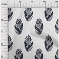 thumbnail image 1 of oneOone Viscose Chiffon Fabric Leaves & Floral Block Printed Craft Fabric BTY 42 Inch Wide, 1 of 5