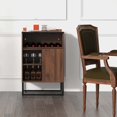 thumbnail image 3 of Costway Buffet de Rangement pour Vin avec Étagère Réglable et Porte Coulissante pour Cuisine, 3 of 10