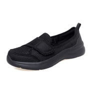 YOURDIART Wide Width Mary Jane Shoes Women's Casual Walking Runing Sneakers Flat Shoes