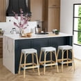 thumbnail image 2 of Butler Specialty Company Robias Rectangular Rattan 30" Bar Stool - White & Blue, 2 of 6