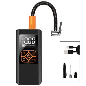 YIMWNYI Wireless Tire Inflator with Rechargeable Battery, Digital Pressure Gauge, Portable Air Pump for Cars, Bikes, Balls, Inflatable Toys, Compact and Ergonomic Design, Automatic Shut-Off Feature