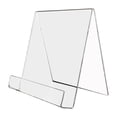thumbnail image 1 of veasfak Acrylic Book Stand Transparent Book Stand for School Books Brochures Reading A4, 1 of 9