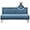 Dusty Blue, variant on Armless Futon Cover Stretch Sofa Bed Slipcover Protector Elastic Feature Rich Textured High Spandex Small Checks Jacquard Fabric Futon Cover, Machine Washable