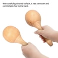 thumbnail image 3 of Maraca, Beech Maraca Rumba Shaker Rattles Percussion Instrument Wooden Maraca Pair Percussion Maraca for Kids Children Musical Instrument 1 Pair, 3 of 7