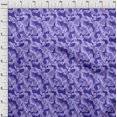 thumbnail image 4 of oneOone Georgette Viscose Dark Purple Fabric Abstract Sewing Craft Projects Fabric Prints By Yard 42 Inch Wide, 4 of 4