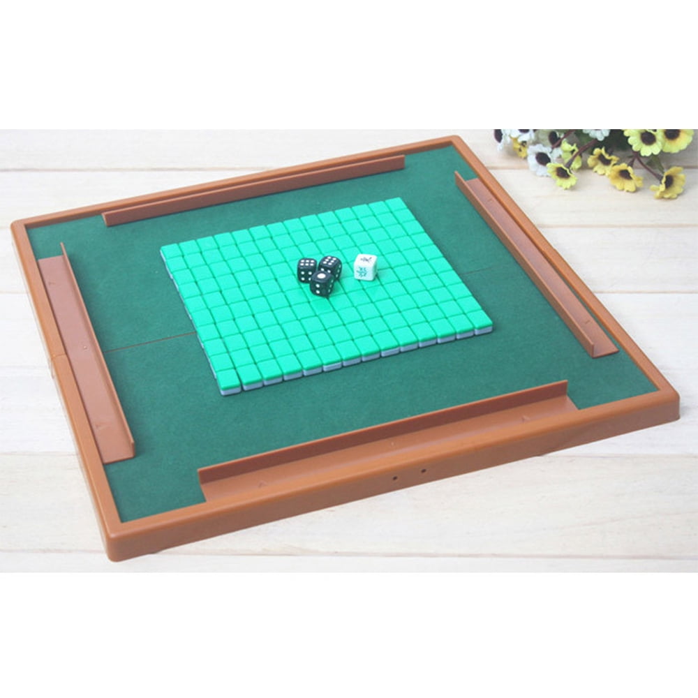 LICFER Mini Mahjong avec boîte en Bois Portable Version Chinoise