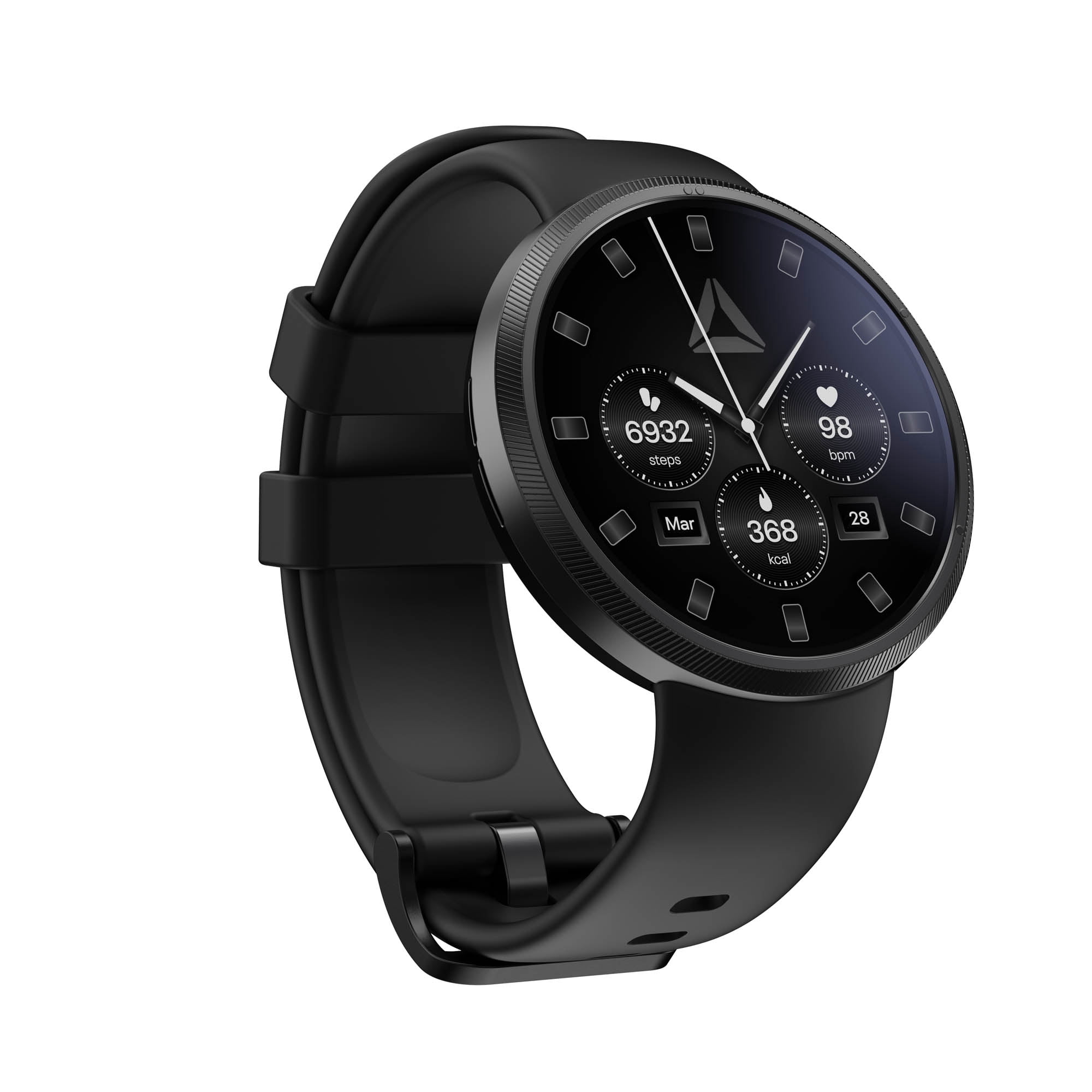 Reebok Stride DELTA Fitness Tracker Smartwatch for Men & Women, Bluetooth Calling, Heart Rate & SpO2 Monitor, 1.43” AMOLED Display, 80+ Sports Modes,10-Day Battery, IP68 Water Resistant, Android & iOS