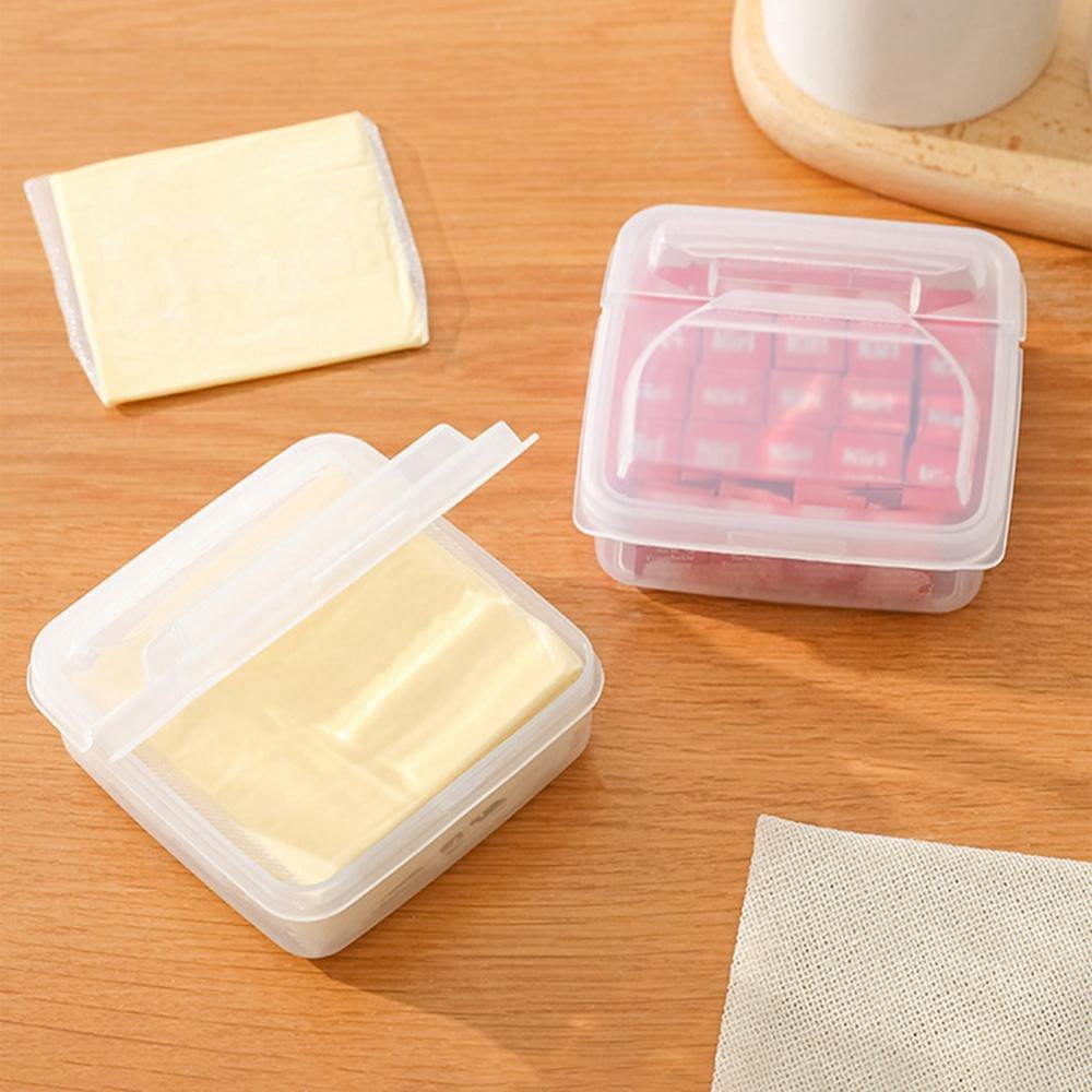 OUSITAID 4 Pack-Bacon Keeper  Deli Meat Saver Cheese Cold Cuts Plastic Food Storage Containers with lids for Refrigerators Lunch Box Christmas Cookie Holder Meal Prep Container