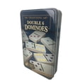 thumbnail image 1 of Traditions - Dominos double 6 dans une boîte en métal, 1 of 2