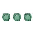 thumbnail image 1 of kurtrusly Chair Cover Slipcover Stretch Seat Computer Protection Set Anti-Dirty Thicken Solid Home Wedding Universal Decoration Dark Green/Seat Mat 3Set, 1 of 6