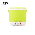 thumbnail image 3 of Car Rice Cooker Mini Cooking Tools 24V Multifunctional 1L Soup Electric Heater Travel Truck Lunchbox Food Appliance Machine 12V 12V/green, 3 of 9