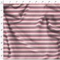 thumbnail image 4 of Soimoi Poly Georgette Fabric Horizontal Stripe Printed Fabric 1 Yard 52 Inch Wide, 4 of 5
