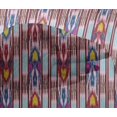 thumbnail image 4 of oneOone Viscose Chiffon Fabric Stripe Ikat Printed Craft Fabric BTY 42 Inch Wide, 4 of 4